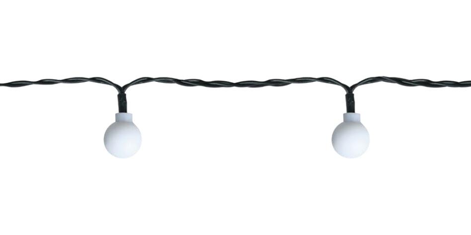 Guirnalda LED Miniball. 3,6W blanco calido 20m