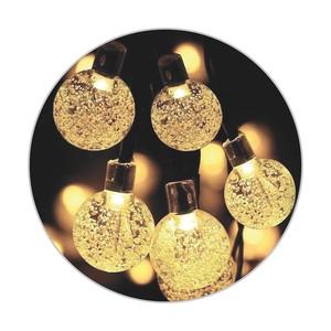 GUIRNALDA LED SOLAR MINIBALL EFECTO CRISTAL 7M