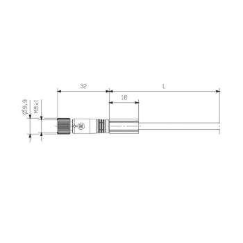 WEIDMULLER CONECTOR M8 4 PINES SAIL-M8BG-4-1.5U