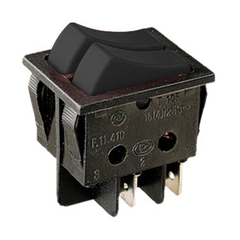 EMAS INTERRUPTOR UNIPOLAR NEGRO ON-OFF