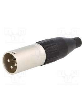 CONECTOR MACHO XLR 3 PINES