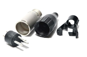 CONECTOR MACHO XLR 3 PINES