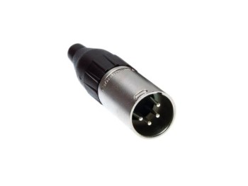 CONECTOR MACHO XLR 4 PINES
