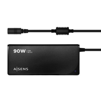 CARGADOR 90W AUTOMATICO UNIVERSAL MULTITENSION  PARA PORTATIL CON 12 CONECTORES+ USB-A QC.3.0