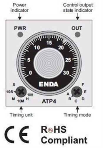ENDA TEMPORIZADOR ANALÓGICO 24VDC ATP4-S11-LV-60
