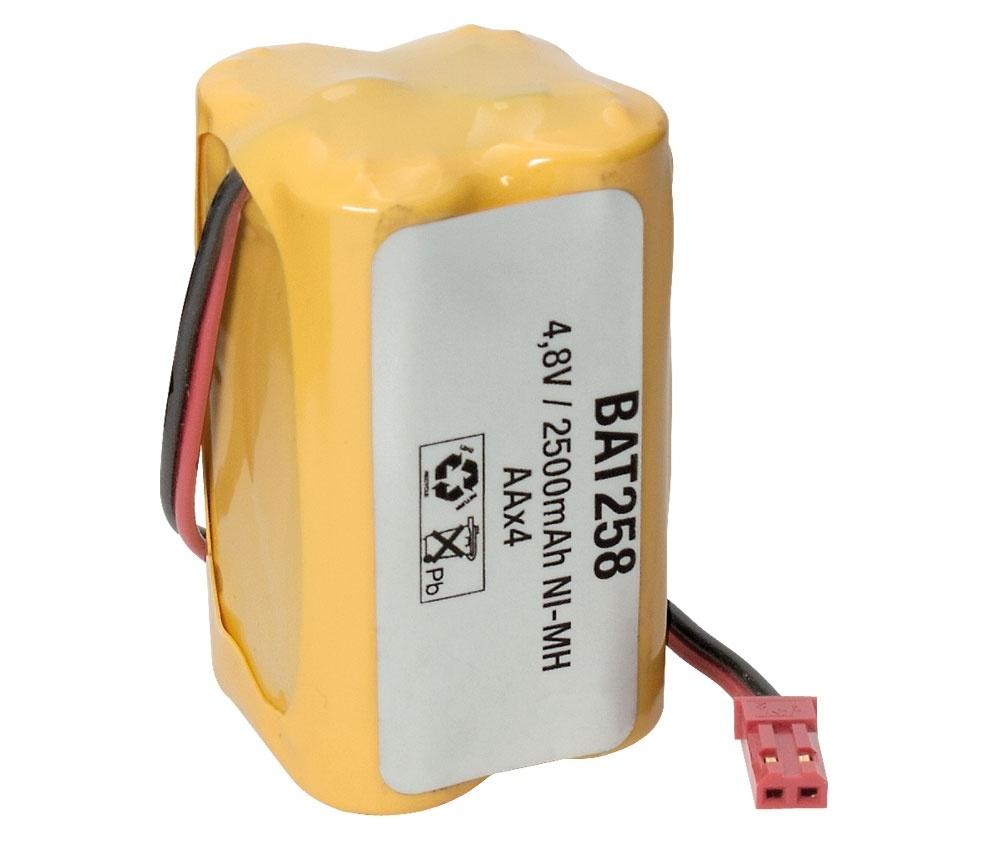 BATERIA PACK Ni-MH 4,8V 2500mAh 4 X AA MEDIDAS 28x50x28mm CON CONECTOR
