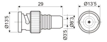 CONVERTIDOR BNC / RCA