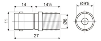 CONVERTIDOR BNC / F