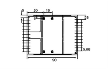 CAJA MODULAR  25 CONEXIONES