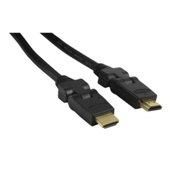 CONEXIÓN HDMI Macho - Macho 1,5 MTS NEGRO 4K / 60HZ CON CONECTOR GIRATORIO