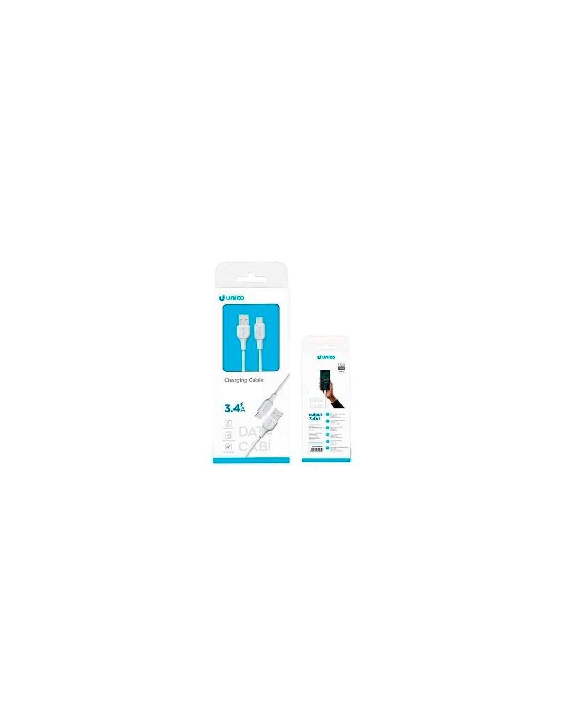 CABLE MICRO USB 1M 3.4A