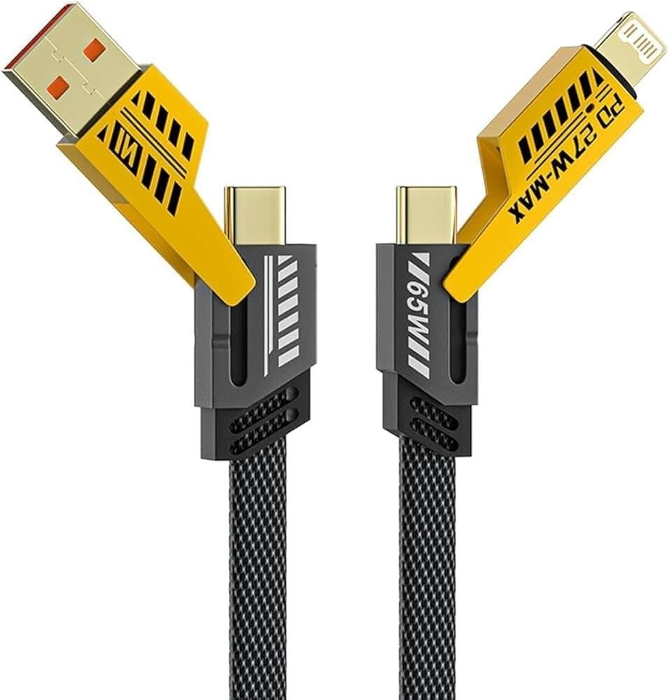CABLE DE DATOS CARGA RAPIDA 4 EN 1
