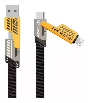 CABLE DE DATOS CARGA RAPIDA 4 EN 1