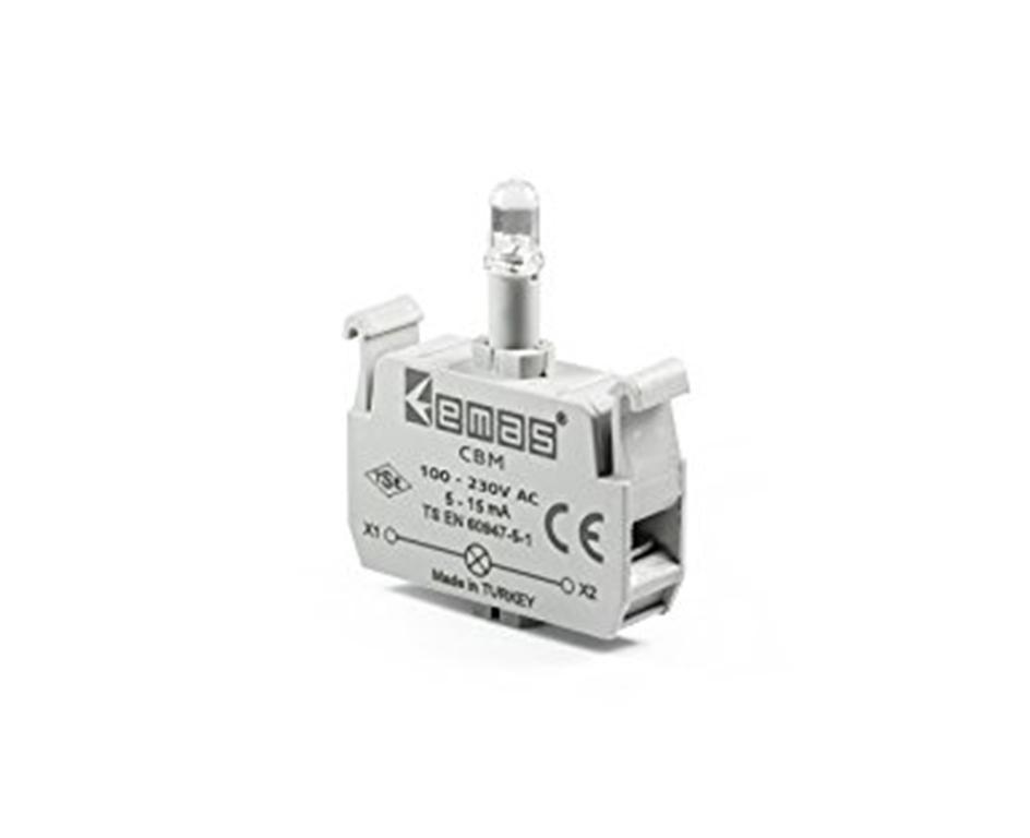 C/BLOQUE LED BLANCO 100-230V AC/DC