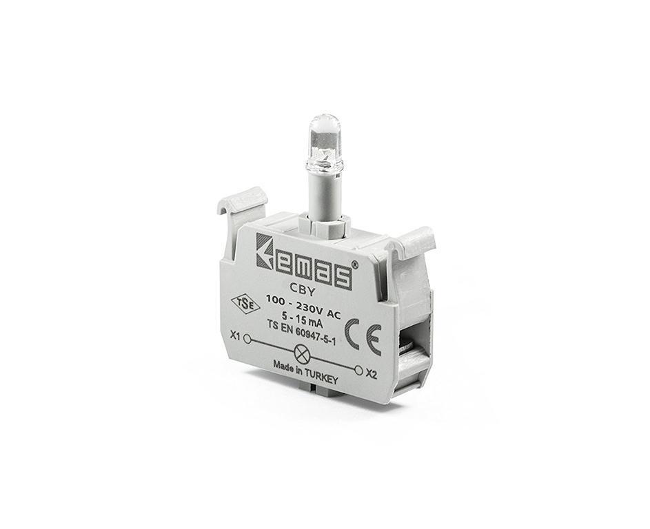 C/BLOQUE LED VERDE 100-230V AC/DC