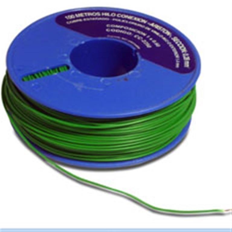 BOBINA DE COBRE UNIFILAR VERDE 0.28MM
