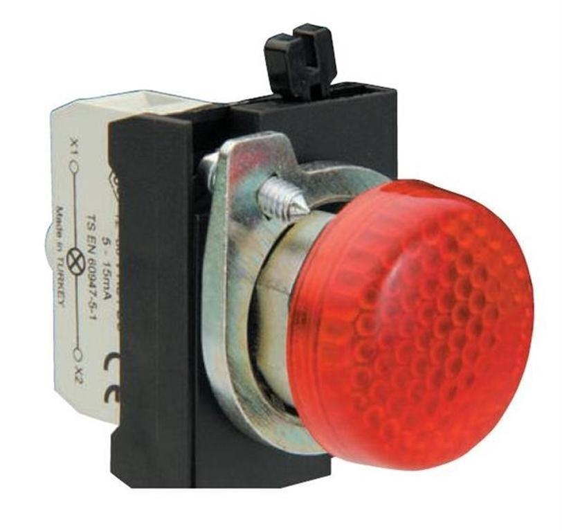 PILOTO LED ROJO 12-30VAC/DC