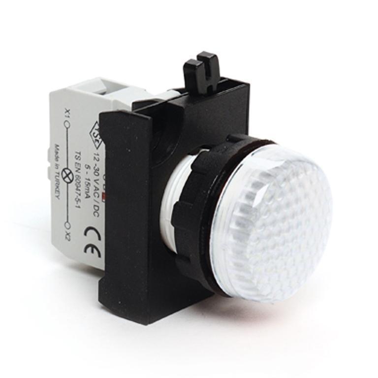 C/PILOTO 12-30V AC/DC BL