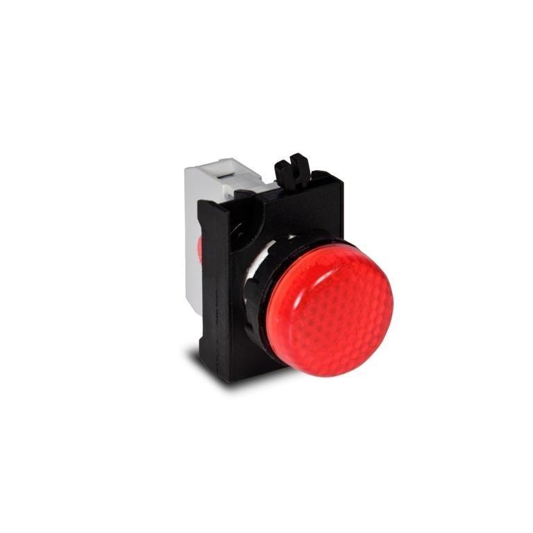 C/PIL.LED 100V230V ROJO