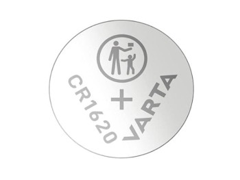 PILA DE LITIO 3V CR1620  16x2mm 70mAh 1uds. VARTA