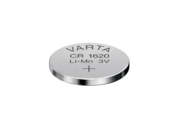 PILA DE LITIO 3V CR1620  16x2mm 70mAh 1uds. VARTA