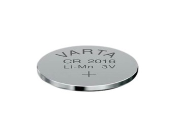 PILA DE LITIO 3V CR2016  20x1,6mm 90mAh 1uds. VARTA