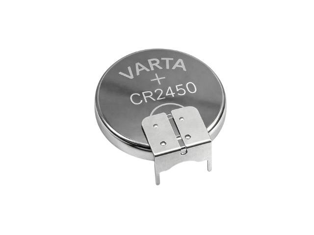 PILA DE LITIO 3V CR2450  24,7x5mm 560mAh 1uds. VARTA