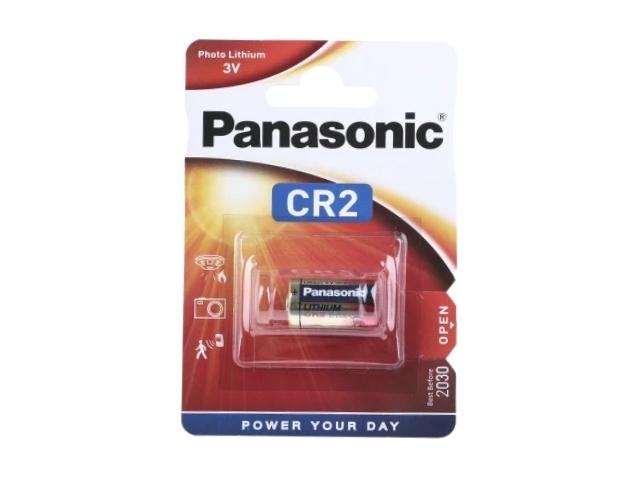 PILA DE LITIO 3V CR2 15.6 x 27mm 920mAh 1uds. PANASONIC