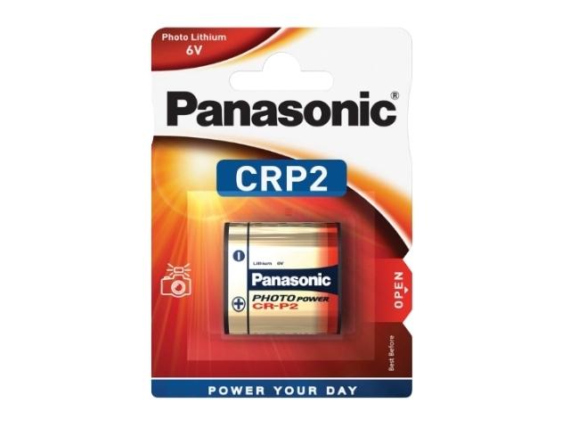 PILA DE LITIO 6V CP-2 35x36x19.5mm 1400mAh 1uds. PANASONIC