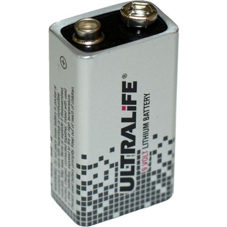 PILA LITIO 9V 1200mA 6F22 MEDIDAS 48x26x17mm