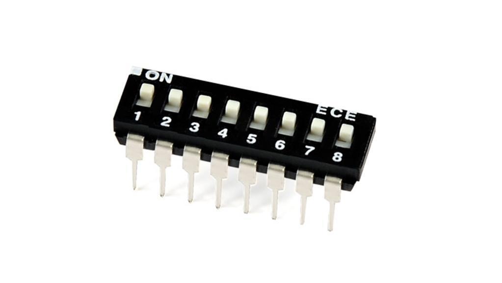 MICROINTERRUPTOR DIP 8 POSICIONES