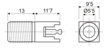 CONECTOR HEMBRA TIPO F