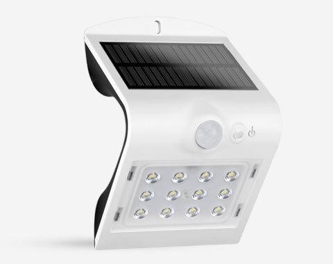 Aplique led solar 1.5W con sensor
