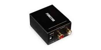 CONVERTIDOR TOSLINK - RCA FONESTAR NEGRO 5 1