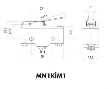 EMAS MICRORRUPTOR PALANCA CORTA