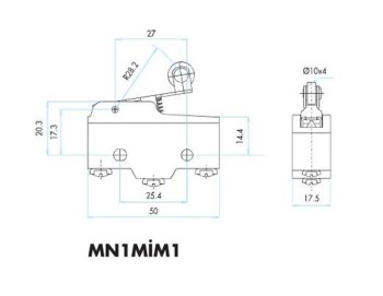 EMAS MICRORRUPTOR PALANCA 10A 440V