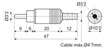 INTERRUPTOR / CONMUTADUR UNIPOLAR ON-ON / ON-OFF
