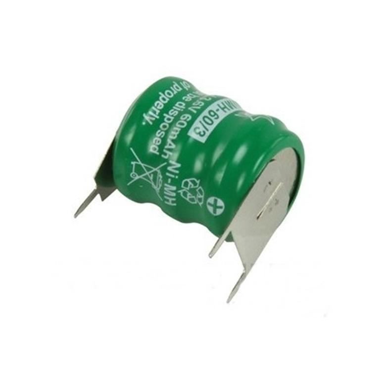 BATERIA PACK Ni-MH 3,6V 80mAh MEDIDAS 15.3x19.3mm CIRCUITO IMPRESO
