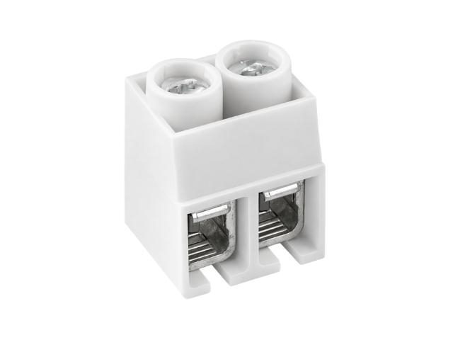 REGLETA CIRCUITO IMPRESO HEMBRA 2 PINES RECTA 5,08 mm 0,5 2,5 mm2 15A 250V GRIS TORNILLO SOLDAR