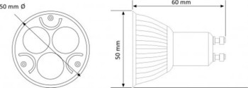 HALÓGENO LED 6W