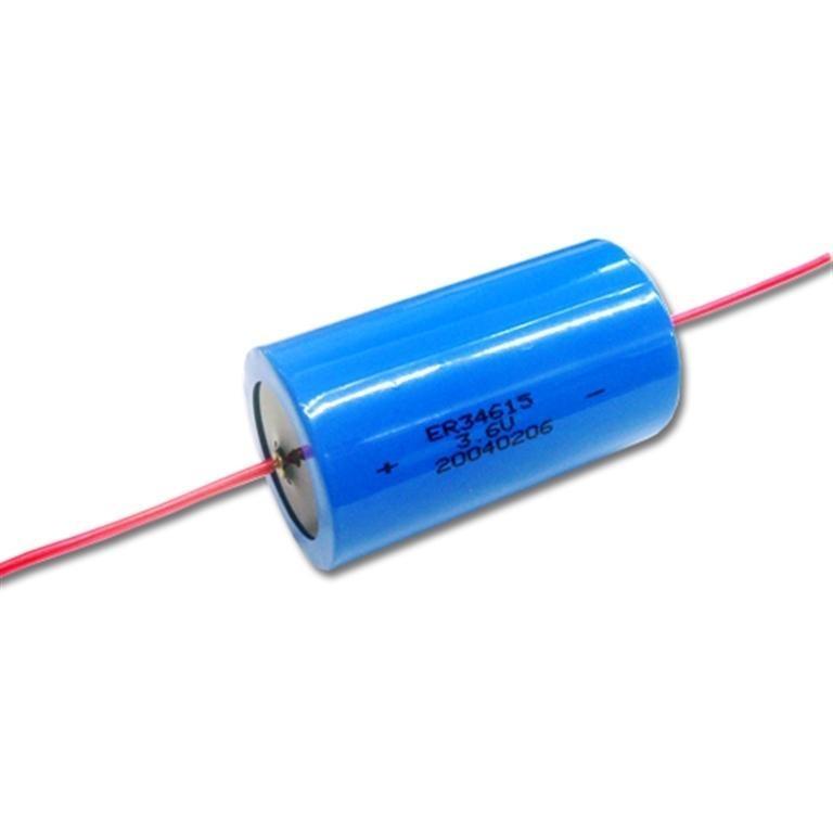 BATERIA LITIO 3,6V 17000mAh LR20 / D DIAMETRO 35X60 mm CON TERMINALES