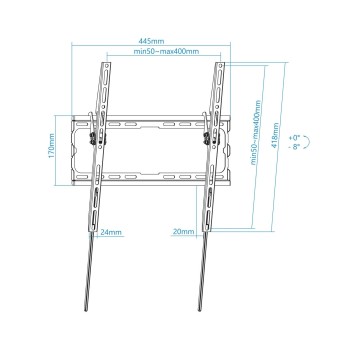 SOPORTE TV 32" - 70"