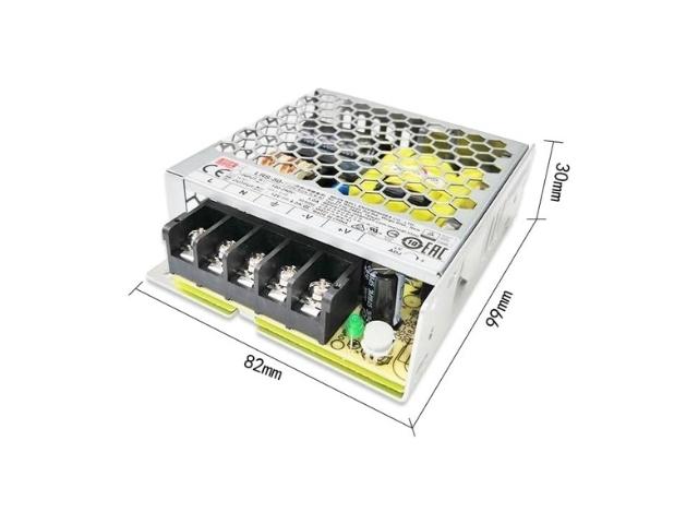 FUENTE ALIMENTACION 100 - 240V AC 1 SAL. CAJA MET. 12V DC 4 AMP. 50 WAT. MEAN WELL IP20
