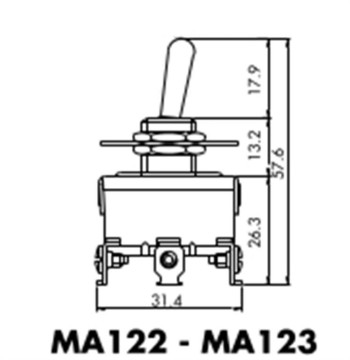 EMAS INTERRUPTOR BIPOLAR ON-OFF-ON