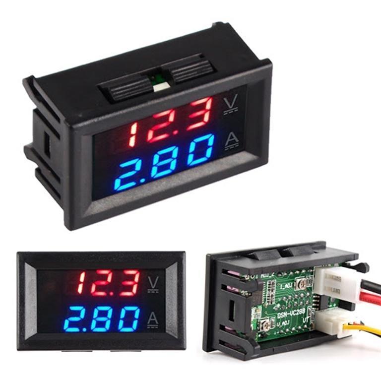 DISPLAY LED PARA MEDICIÓN DE VOLATAJE Y AMPERIOS