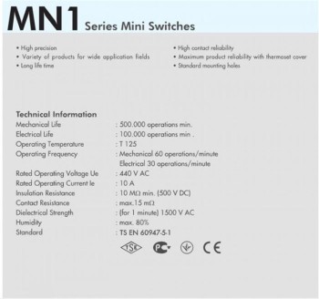 EMAS MICRORRUPTOR ROLDANA 10A 440V