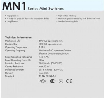 EMAS MICRORRUPTOR CON EMBOLO CORTO