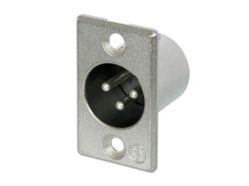 CONECTOR MACHO XLR 3 PINES