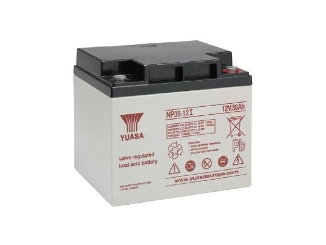 BATERIA PLOMO-ACIDO 12V 38Ah MEDIDA 197 x 165 x 175 mm TORNILLO M5 YUASA