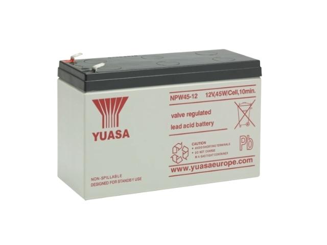 BATERIA PLOMO-ACIDO 12V 8,5Ah MEDIDA 151 x 65 x 94 mm FASTON 6,3 mm YUASA